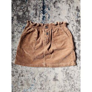 H&M Girls Size 7 Brown‎ Corduroy Skirt